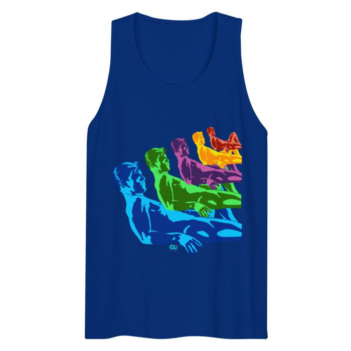 Men’s premium tank top - Helping Hands - Image 3