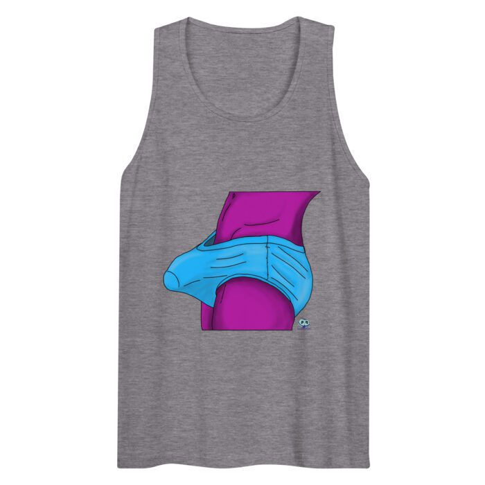 Men’s premium tank top - Tight Fit Pop Art - Image 4