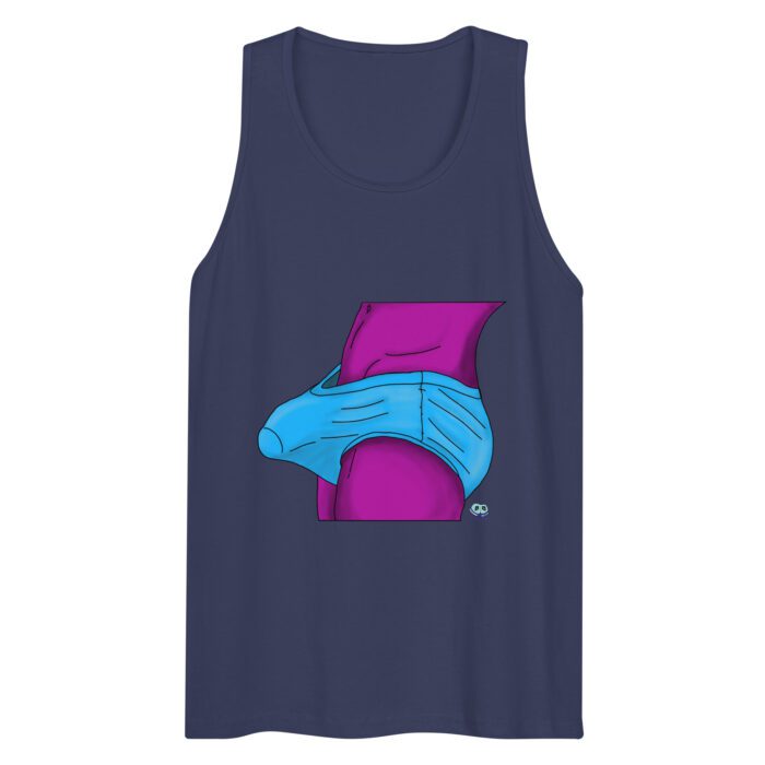 Men’s premium tank top - Tight Fit Pop Art - Image 3