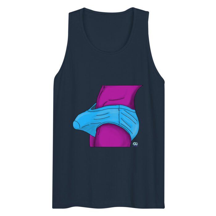 Men’s premium tank top - Tight Fit Pop Art - Image 2