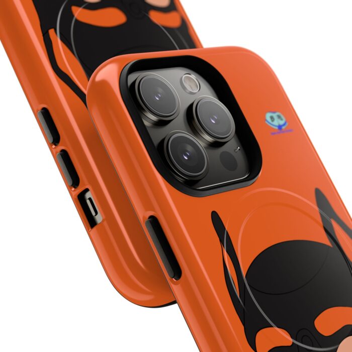 Tough Magnetic iPhone Cases - Pup Mask (Orange) - Image 17