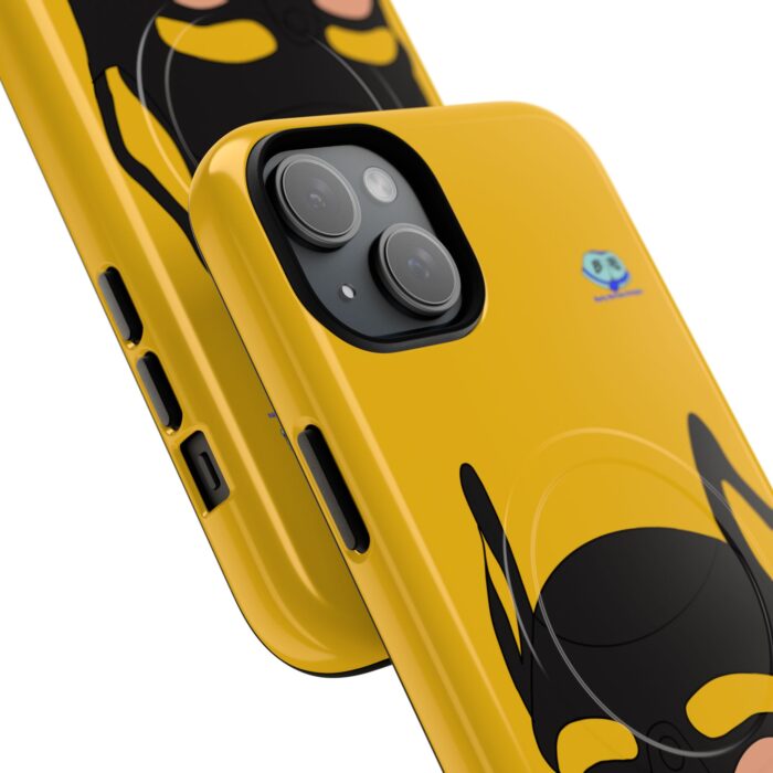 Tough Magnetic iPhone Cases - Pup Mask (Yellow) - Image 8