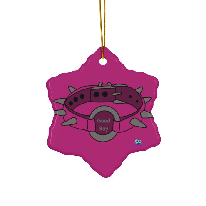 Ceramic Ornament - Spiked Collar (Pink) - Image 4