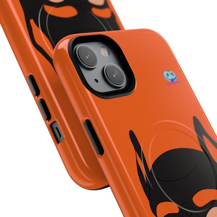 Tough Magnetic iPhone Cases - Pup Mask (Orange) - Image 20