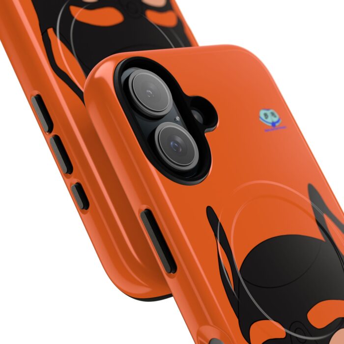 Tough Magnetic iPhone Cases - Pup Mask (Orange) - Image 32