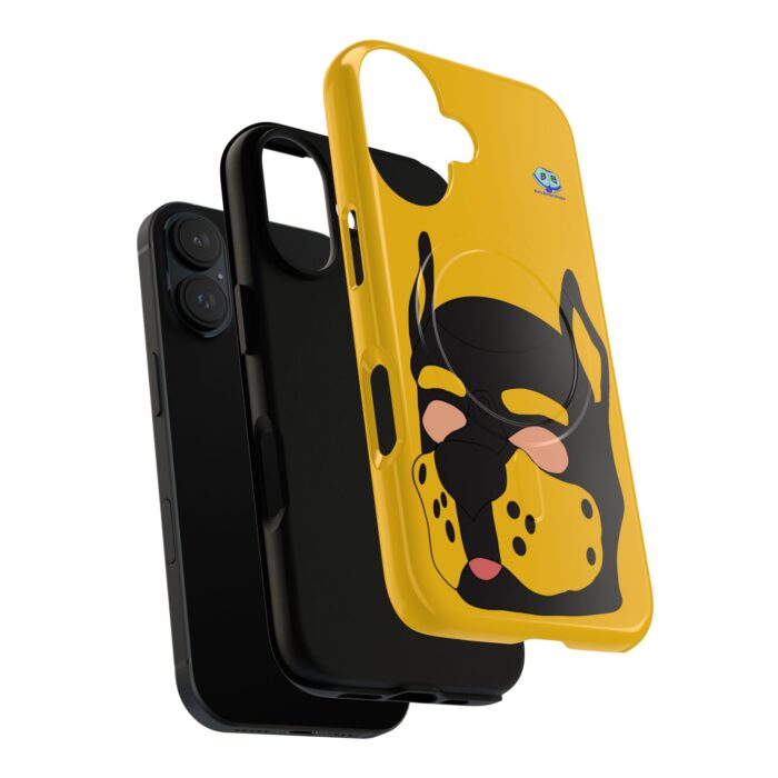 Tough Magnetic iPhone Cases - Pup Mask (Yellow) - Image 33