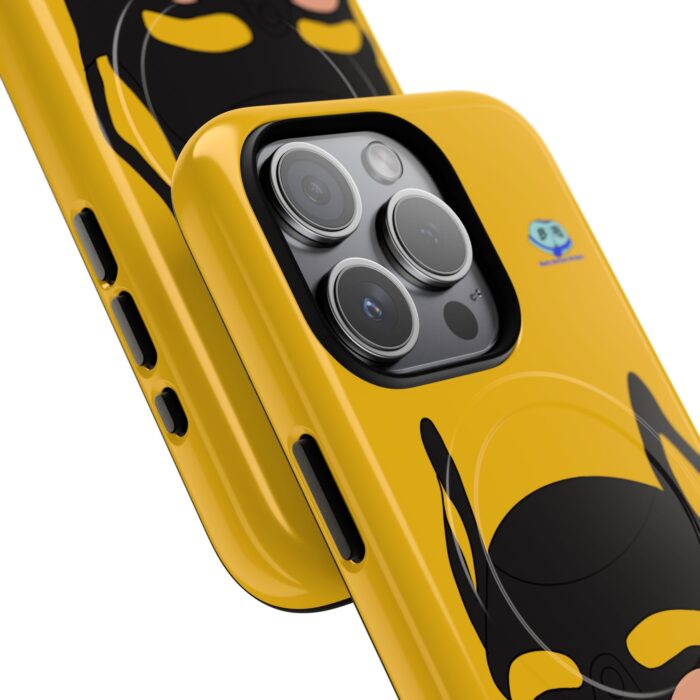 Tough Magnetic iPhone Cases - Pup Mask (Yellow) - Image 5