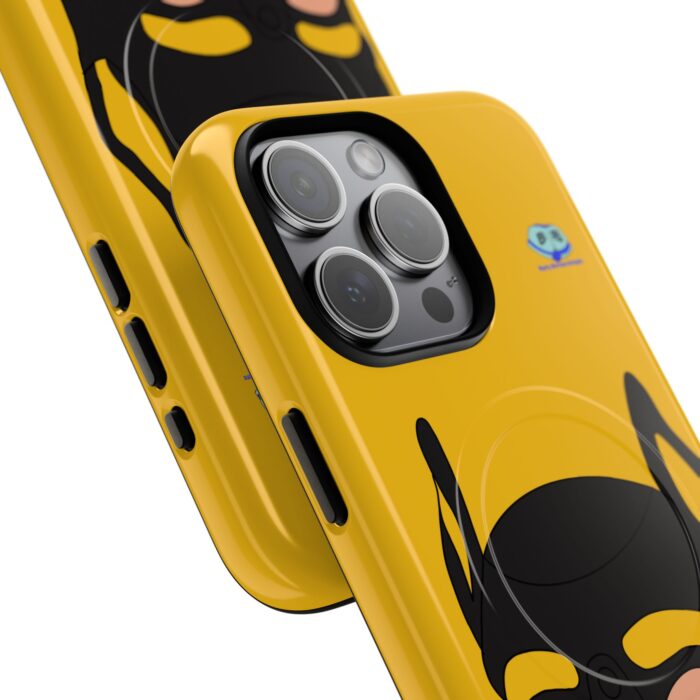 Tough Magnetic iPhone Cases - Pup Mask (Yellow) - Image 11