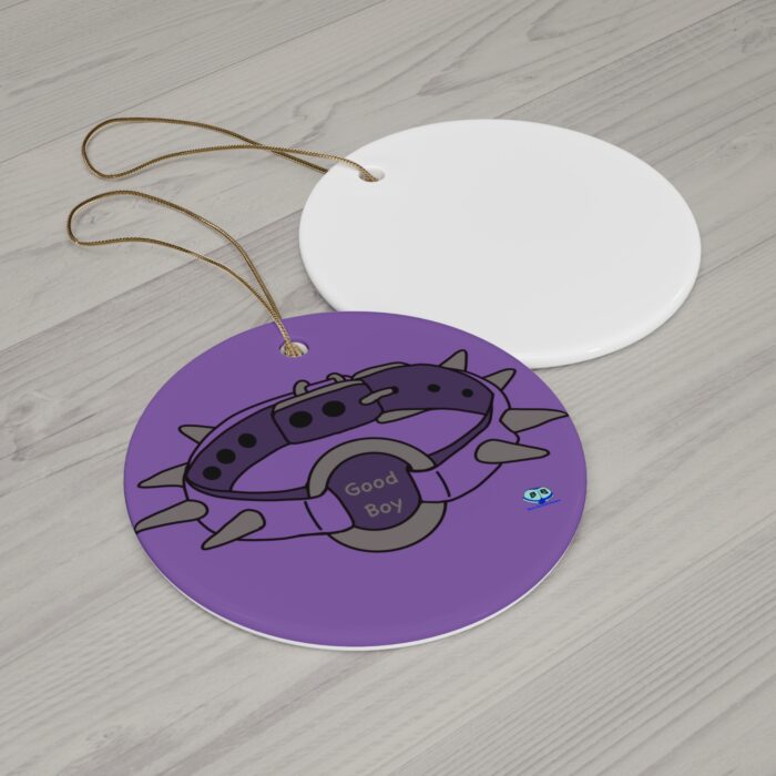 Ceramic Ornament - Spiked Collar (Purple) - Image 2