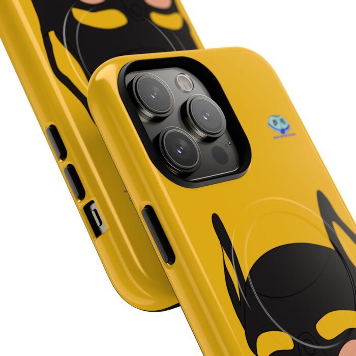 Tough Magnetic iPhone Cases - Pup Mask (Yellow) - Image 23