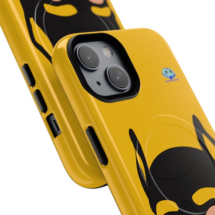 Tough Magnetic iPhone Cases - Pup Mask (Yellow) - Image 14