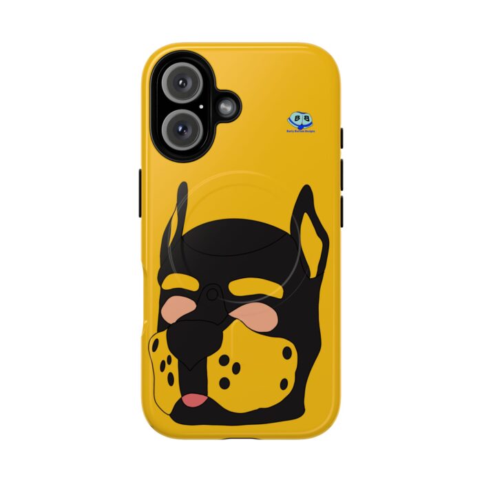 Tough Magnetic iPhone Cases - Pup Mask (Yellow) - Image 31