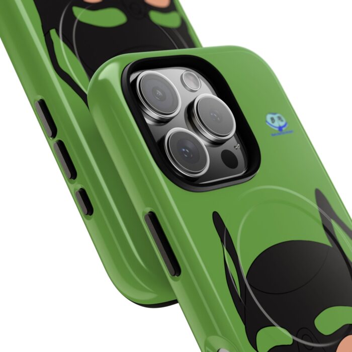Tough Magnetic iPhone Cases - Pup Mask (Green) - Image 26
