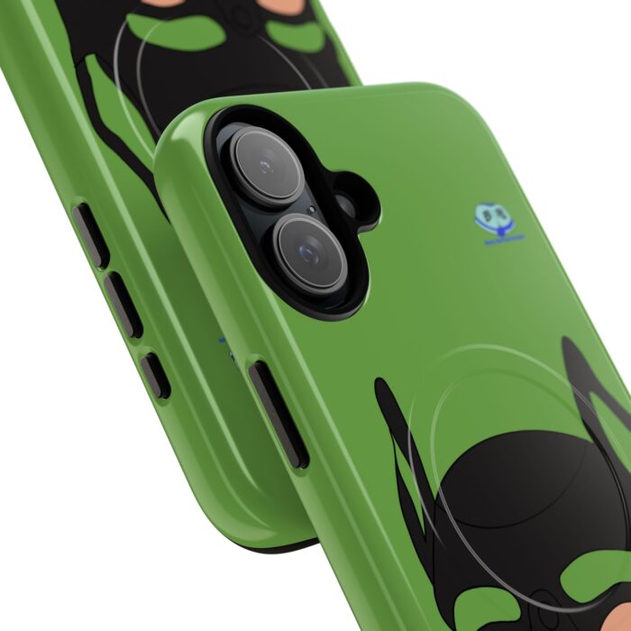 Tough Magnetic iPhone Cases - Pup Mask (Green) - Image 35