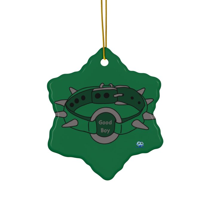 Ceramic Ornament - Spiked Collar (Green) - Image 4