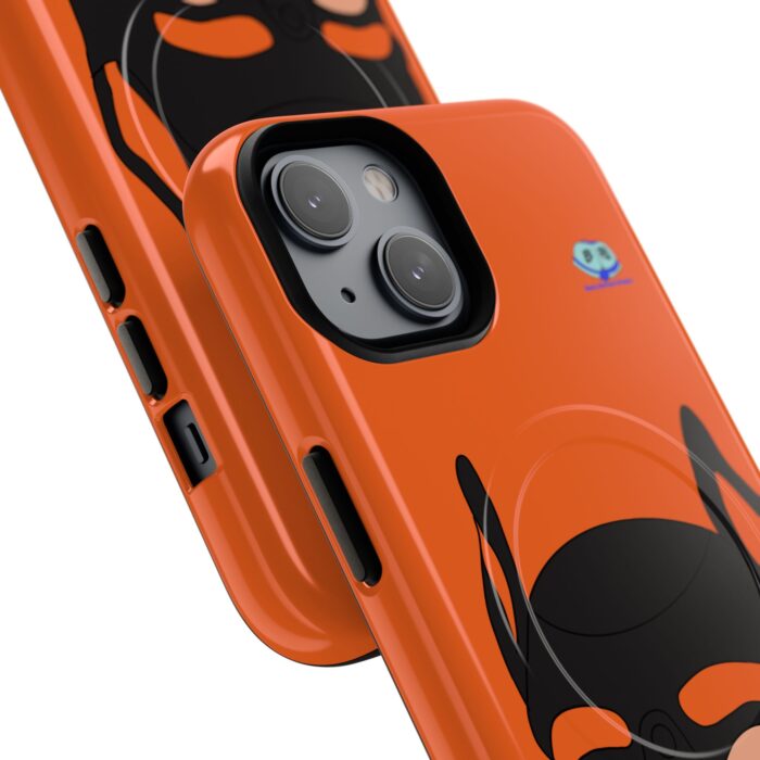 Tough Magnetic iPhone Cases - Pup Mask (Orange) - Image 14