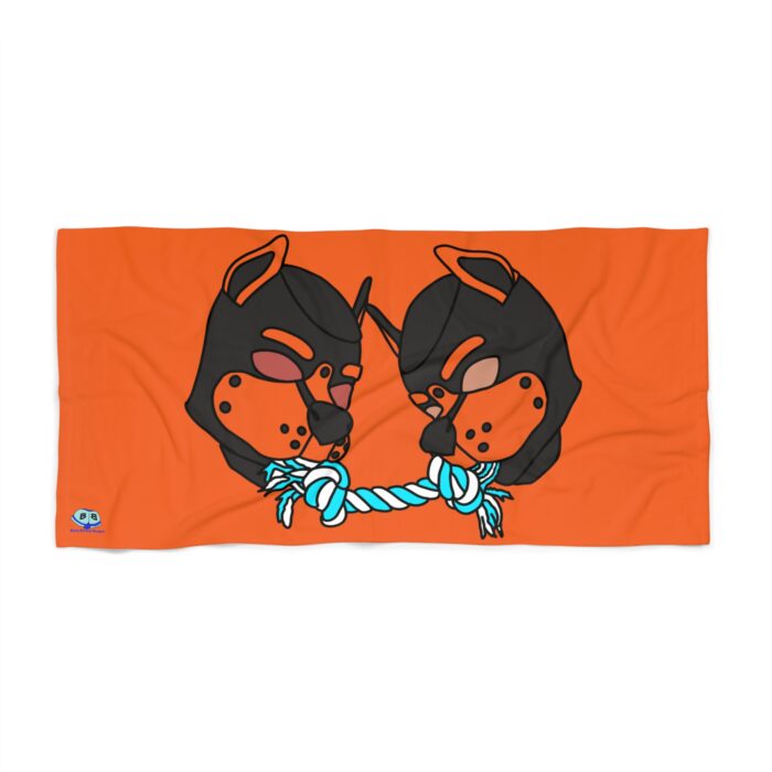 Beach Towel - Tug of War (Orange)