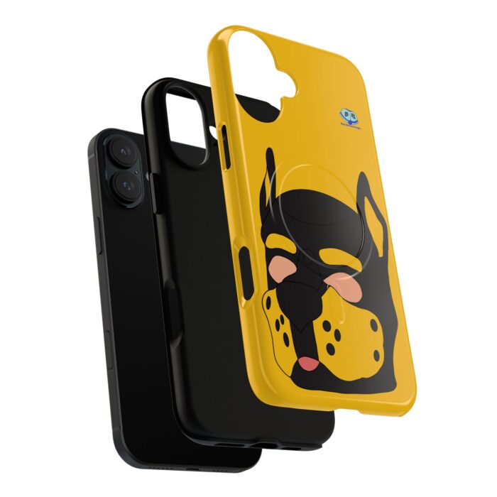Tough Magnetic iPhone Cases - Pup Mask (Yellow) - Image 36