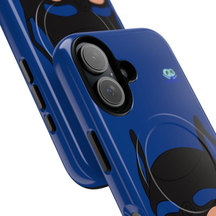 Tough Magnetic iPhone Cases - Pup Mask (Blue) - Image 32