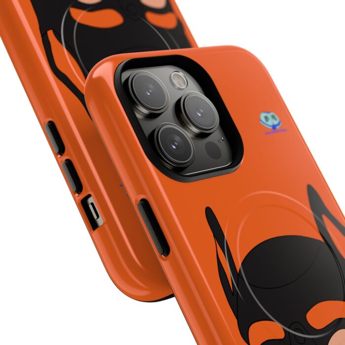 Tough Magnetic iPhone Cases - Pup Mask (Orange) - Image 23