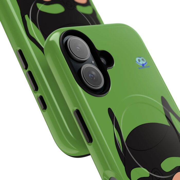Tough Magnetic iPhone Cases - Pup Mask (Green) - Image 32