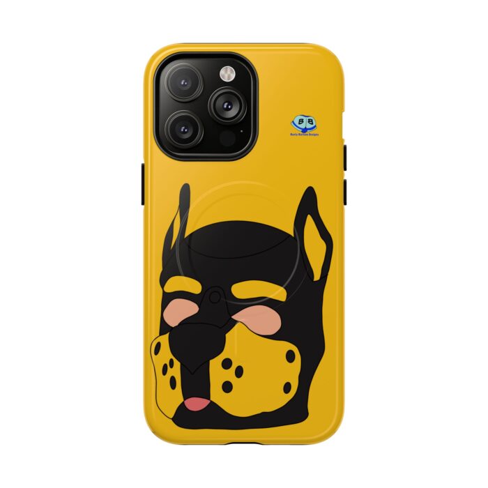 Tough Magnetic iPhone Cases - Pup Mask (Yellow) - Image 22