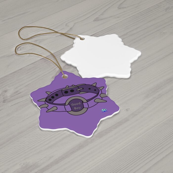 Ceramic Ornament - Spiked Collar (Purple) - Image 5