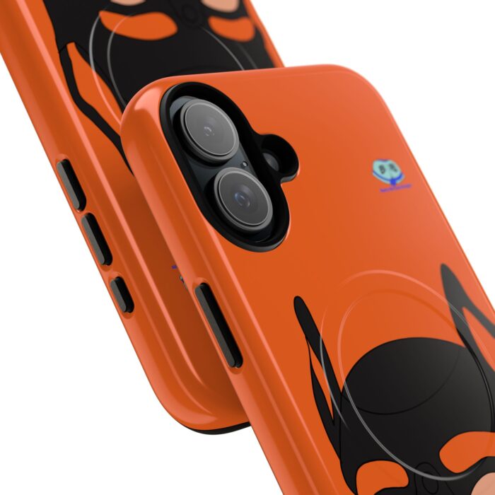 Tough Magnetic iPhone Cases - Pup Mask (Orange) - Image 35