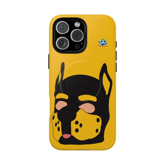 Tough Magnetic iPhone Cases - Pup Mask (Yellow) - Image 28